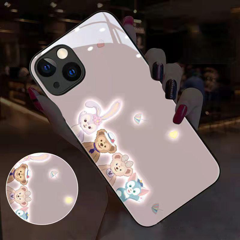 Animal Collection Phone Case with Light-up Feature for Incoming Calls